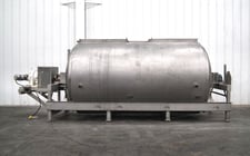 3000 gallon APV Crepaco, jacketed, horizontal fermentation processing tank