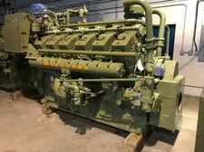 1480 HP @ 1000 RPM, Waukesha #7042GL, Natural Gas Exchange Engine, 10.5:1 ratio, S/N 402736