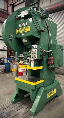 75 Ton, Minster #Superstock, 4" stroke, 21" Shut Height, 36" x24" bed, 90-180 SPM, 1980