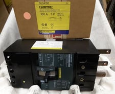 100 Amps, Square D, FIJ34100 FIJ/FI I-Limiter circuit breaker w/FIJ mounting bracket