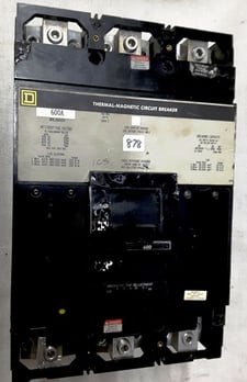 600 Amps, Square D, MHL36600-RECON, high IC circuit breaker, reconditioned