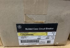 600 Amps, General Electric, TJK636600WL, 3P, 600V, 30 kA @ 480 V circuit breaker