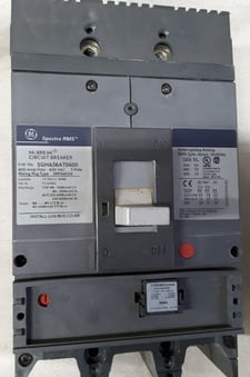 600 Amps, General Electric, SGHA36AT0600-NTO, 600 VAC 3P Hi-Break circuit breaker, new take out