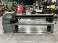 6.2' x 1/20" Roper Whintey #PF4-74, initial pinch power roll, 4-1/4" roll diameter, 2 HP