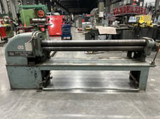6.2' x 1/20" Roper Whintey #PF4-74, initial pinch power roll, 4-1/4" roll diameter, 2 HP