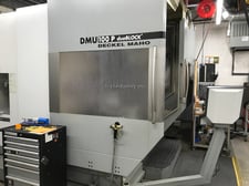 DMG #DMU-100P Duoblock, 39" X, 39.4" Y, 39.4" Z, 43.3" x 35.4" table, hsk-A100, 18000 rpm, 60 automatic tool