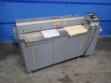 Rosenthal #WA-S-4-U, Wrap O Matic sheeter, 48" wide, razor slitting bar