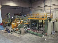 Wrapmatic, ream wrapper, semi-automatic line, 6-10 reams/minute, rebuilt 2010-2012
