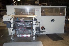 Wrapmatic #Polywrap-30A, roll wrapper, 60 packs/minute, 4-6-8 packs, 1985