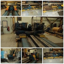 50"/63" x 256" Farrell roll grinder, 2 wheel roll capable of grinding all rolls