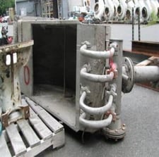 72" Celleco #DSM72, triple bank screen with Uniflow header 120 deg., Stainless Steel