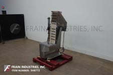 Waterfall style capacity elevator/feeder & sorter, Kalish, Stainless Steel, automatic, 50-300 caps per