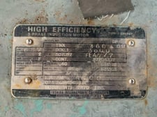 600 HP 3600 RPM Toshiba, Frame 507UDZ, Drip-Proof Ball Bearing, 460 Volts