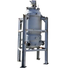 450 gallon Pfaudler, Stainless Steel jacketed mix tank reactor, #10924