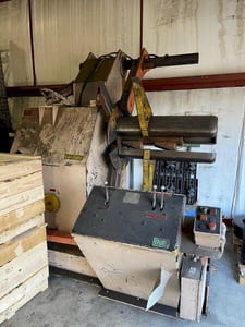 10000 lb. American Steel Line #1000, coil reel, 36" width, 16"-20" ID, 72" outside dimensions, 1988