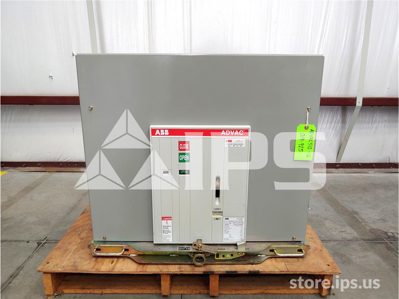 1200 Amps ABB Advac Aa3c1777xx00000 Model 3 (advac Model 3) 125 Volts DC Control, 40k Amps Sc