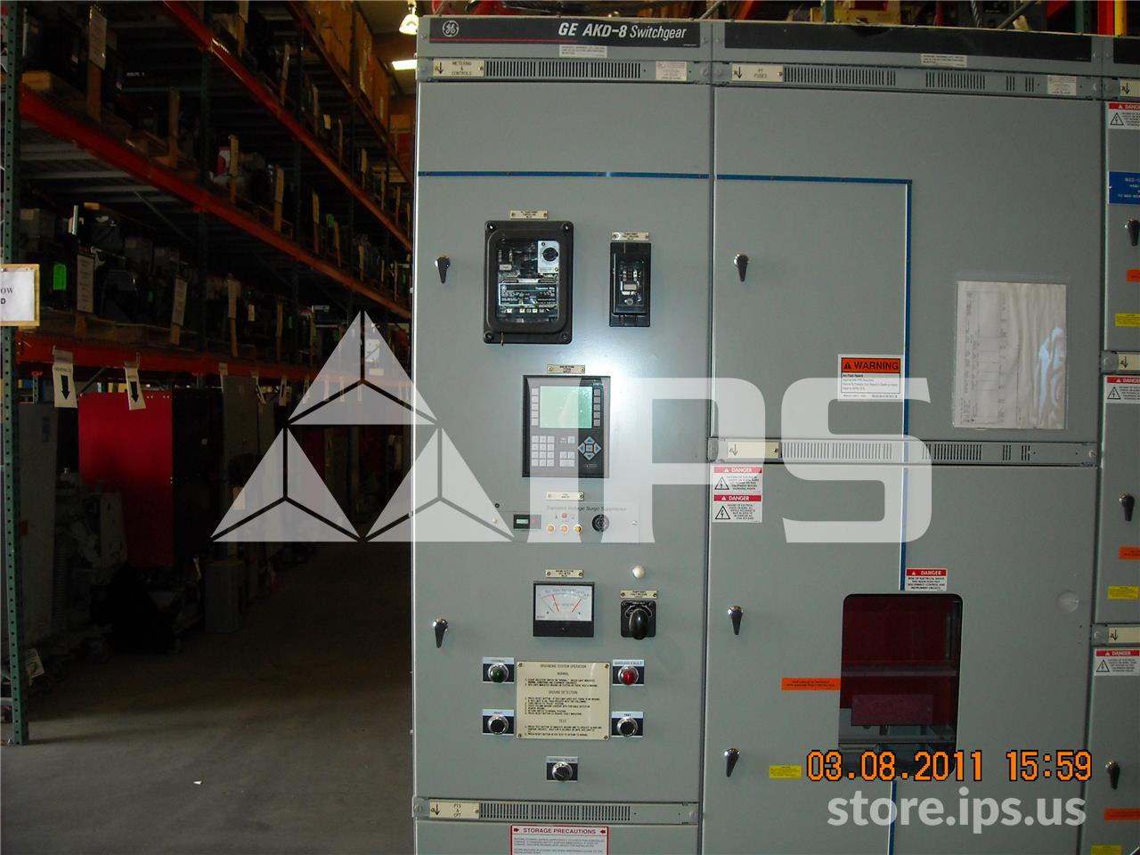 4000 Amps GE Akd-8 Indoor Switchgear Meter And Control Section