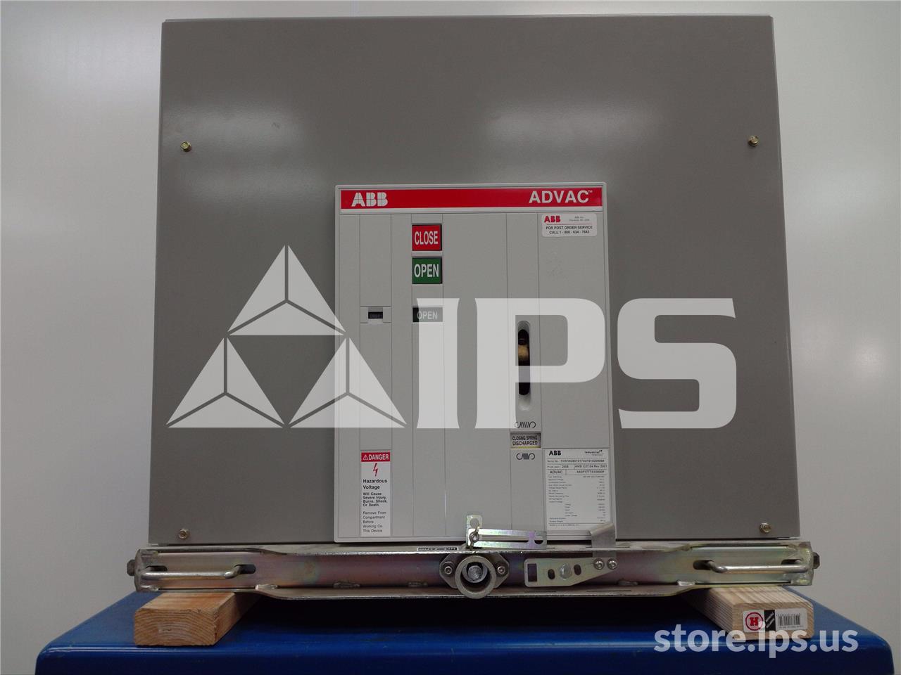 1200 Amps ABB Advac Aa3f1777xx0000p Model 3 (advac Model 3) 125 Volts DC Control, 20k Amps Sc