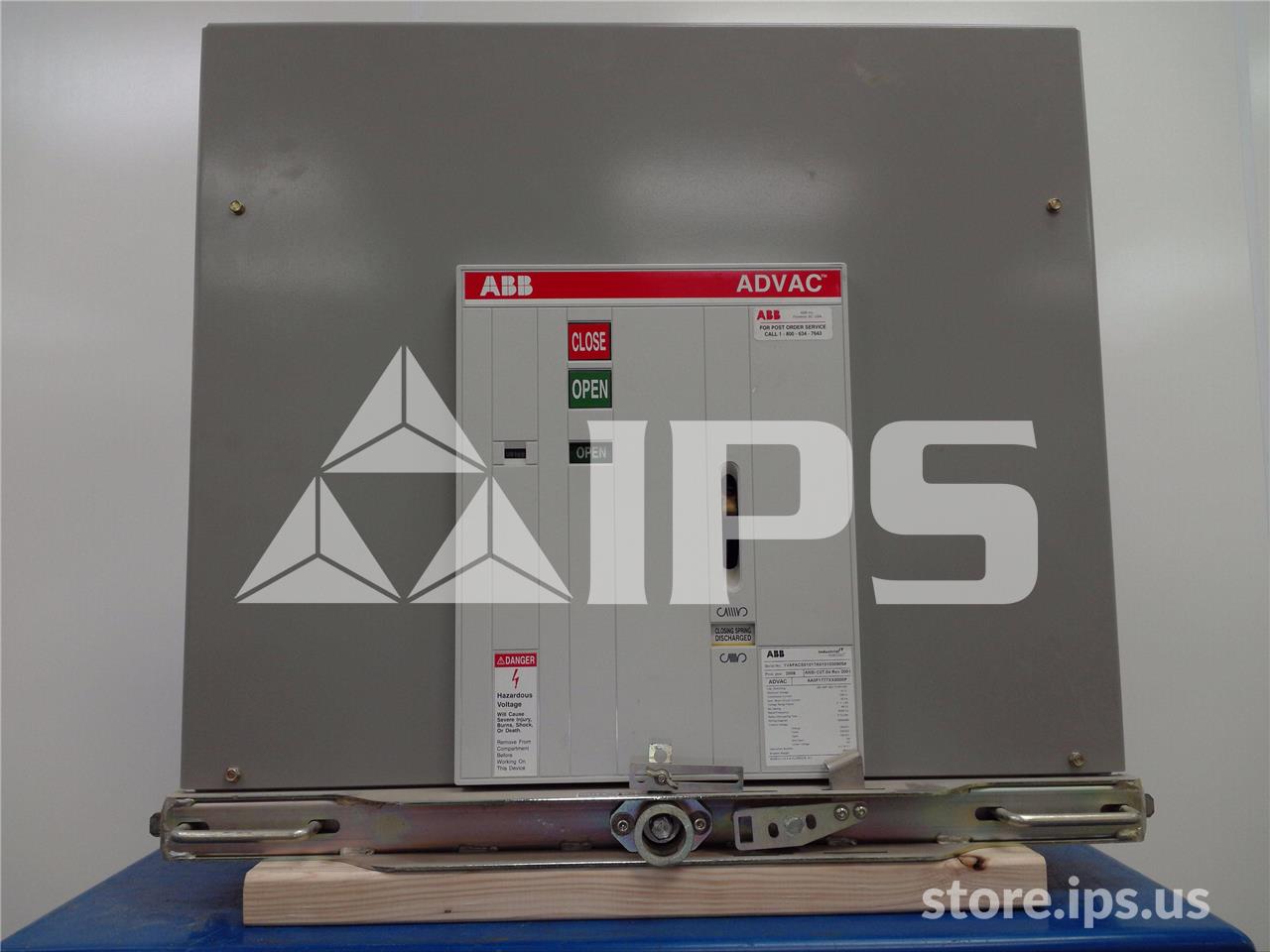 1200 Amps ABB Advac Aa3f1777xx0000p Model 3 (advac Model 3) 125 Volts DC Control, 20k Amps Sc
