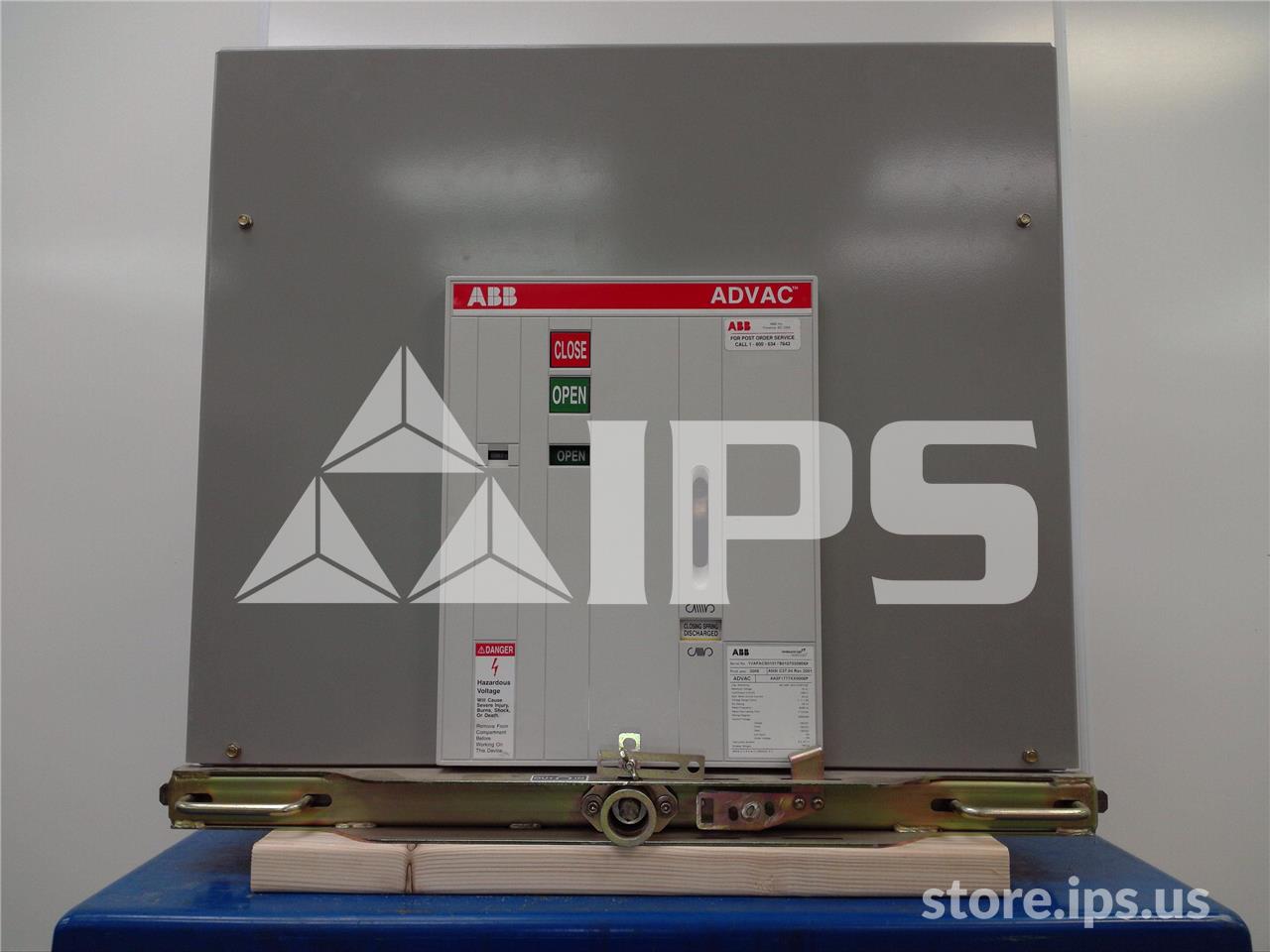 1200 Amps ABB Advac Aa3f1777xx0000p Model 3 (advac Model 3) 125 Volts DC Control, 20k Amps Sc