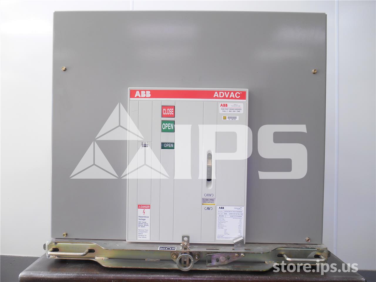 1200 Amps ABB Advac Aa3f1777xx0000p Model 3 (advac Model 3) 125 Volts DC Control, 20k Amps Sc