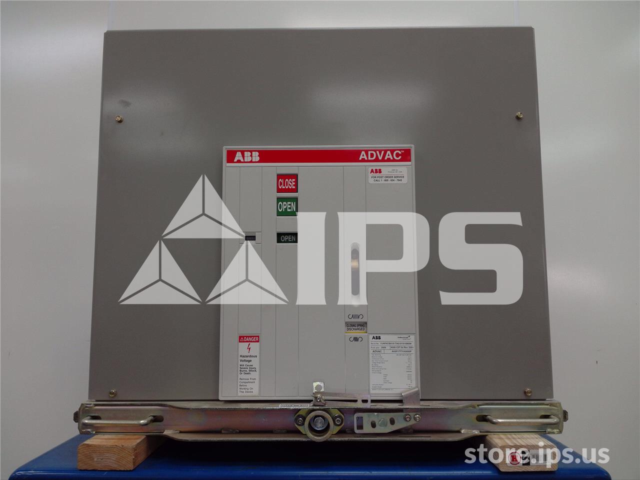 1200 Amps ABB Advac Aa3f1777xx0000p Model 3 (advac Model 3) 125 Volts DC Control, 20k Amps Sc