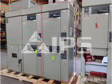 400 Amps WH Ampgard Sja Indoor Vacuum Switchgear Two 400 Amps Sja Compartments