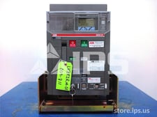 800 amps, abb, emax lk8 rir, manually operated, drawout unused surplus009-811