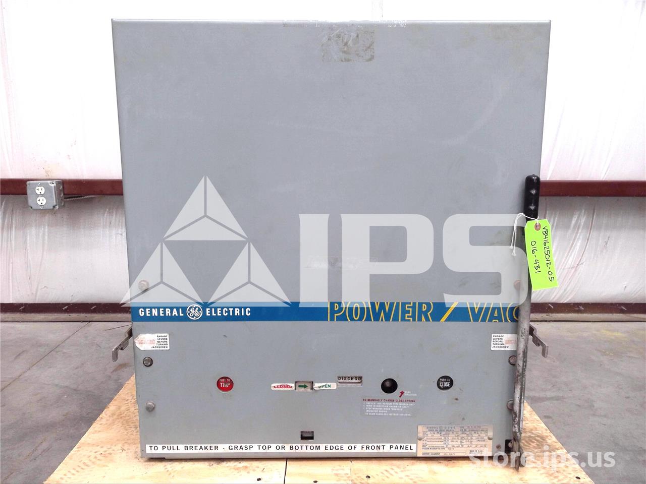 1200 Amps GE Vb 4.16-250 Ml-17 250 Volts DC Control 29k Amps Sc, Bottle# 41a3