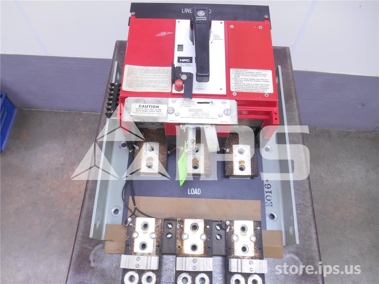 1200 A GE Thpr Hpc Switch Mo/bi, alimentación superior