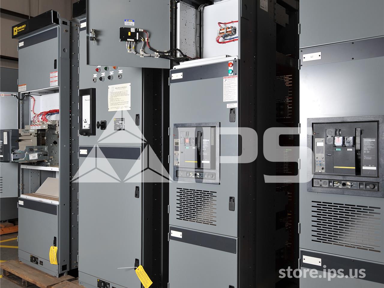 3200 Amps Square D Power Zone 4 Indoor Switchgear Unused Surplus 1-3200 Amps Vertical Section, 22 Inch Wide