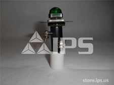 GE Et-16 Led Green Indicating Light Assembly Green Transparent Cap, 48vdc, 1200 Ohm Resistor