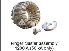 ABB 3000 Amps Primary Disconnect Assembly For Advac Mod 4, Amvac Pkg2