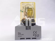 Deltrol 24 Volts DC Control Relay With Idec Sr3p-05c Base