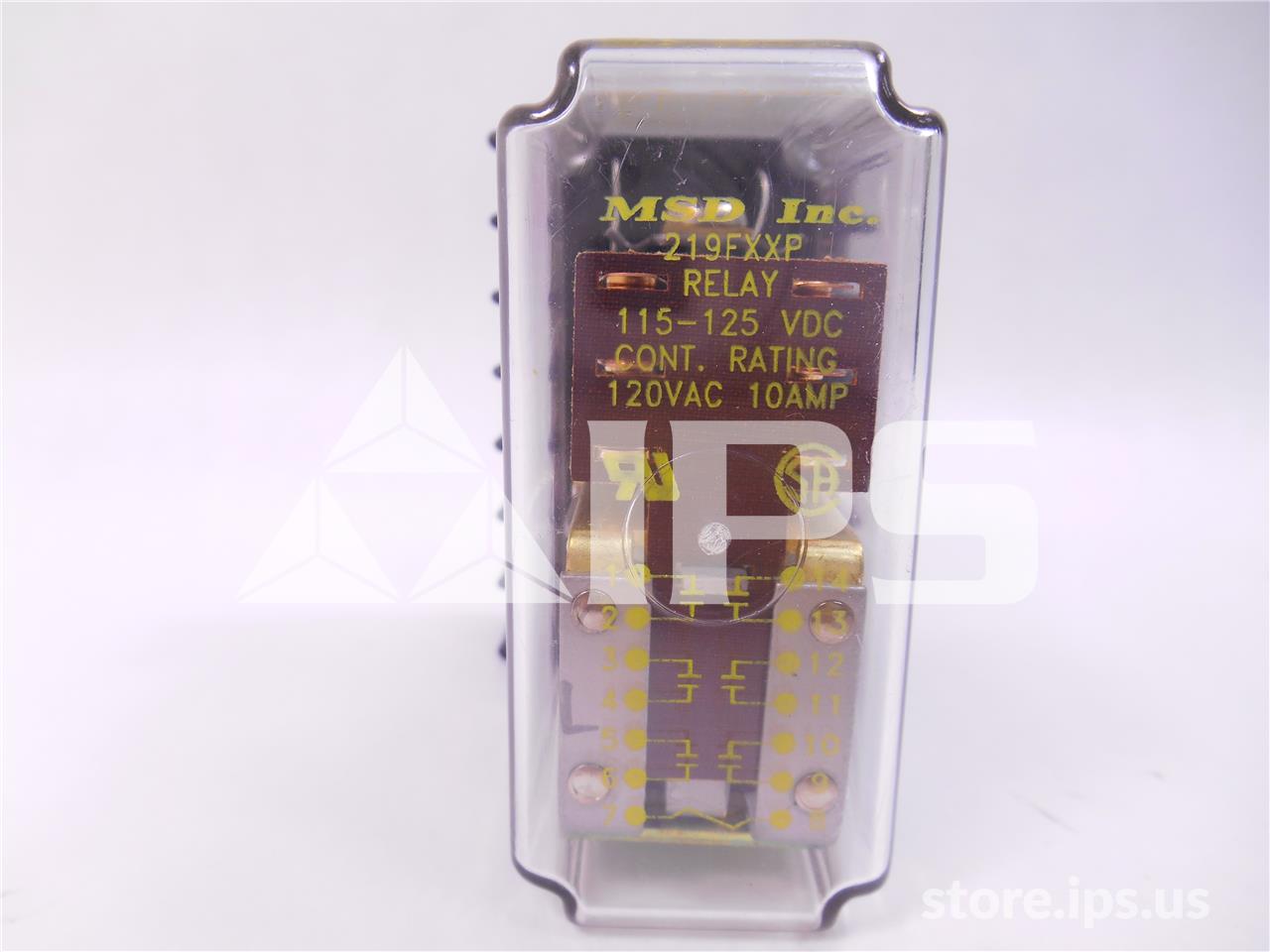 Struthers Dunn 125 Volts DC Control Relay General Purpose