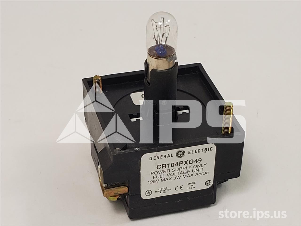 GE Cr104p Full Voltage Status Light Module 125vac/dc Max, 3 Watt