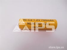 Aa Nickel Cadmium Battery New 1.2v, 700mah - Sold In Packs Of 5