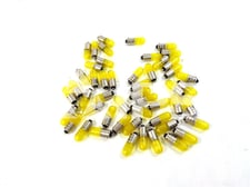 GE 48 Volts DC Yellow Led Indicating Light Bulb New For Et-16 Fixture, Use With 1200 Ohm Resistor
