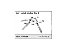 WH Main Switch Blade Assembly Kit For Type Adm Switch, 600 Amps / 1200 Amps