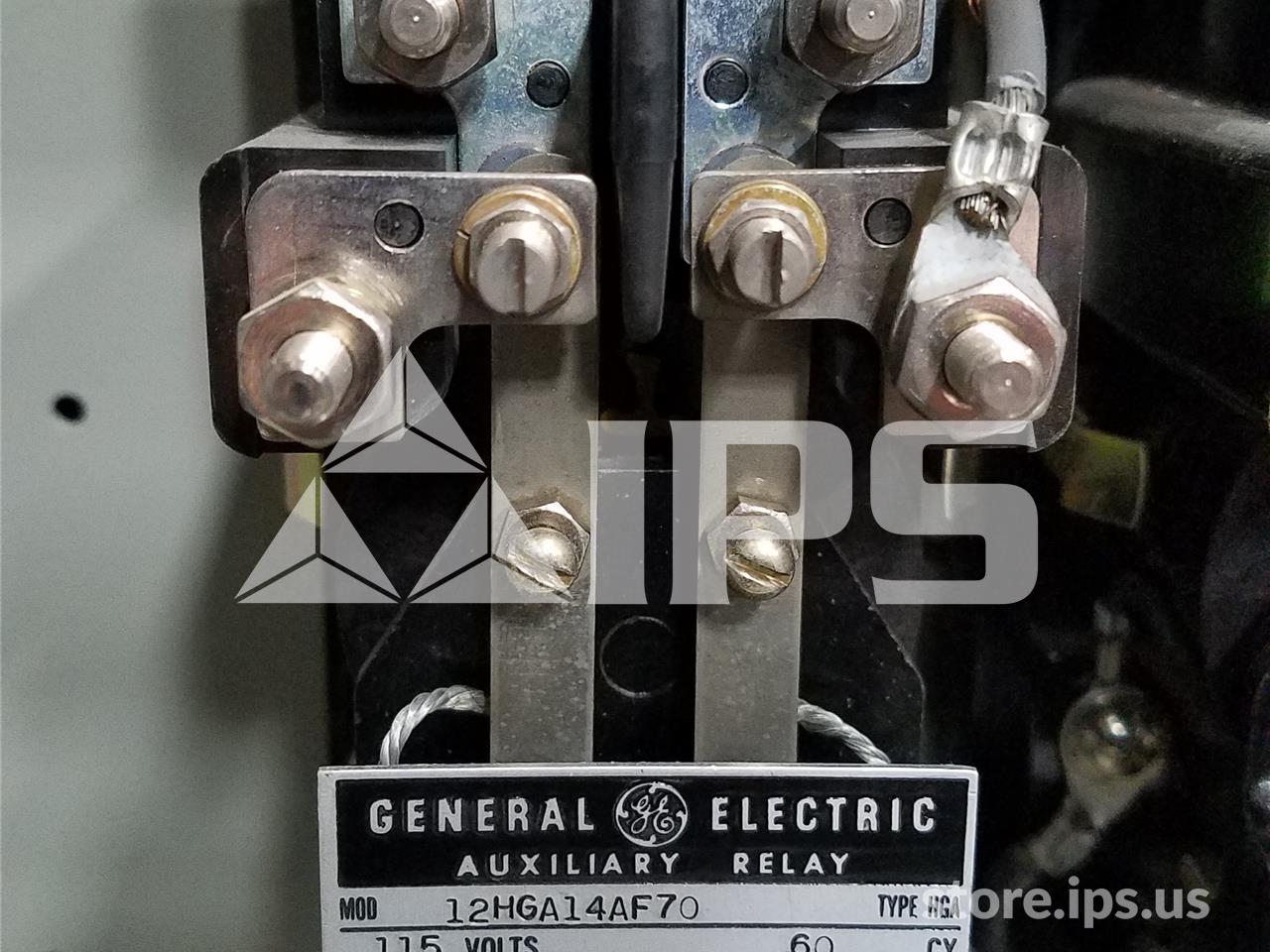 GE 115 Volts AC Hga Instantaneous Auxiliary Relay For Vb Switchgear