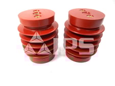 Indoor Stand Off Insulator 6inch 15 KV Top 1/2-13 Center 2 3/8-16, Bottom 2-3/8 16