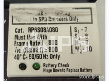 800 Amps Ch Rating Plug 800 Amps Ct For Digitrip 10 Series, Spb