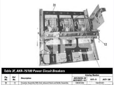 GE Contact Insulating Cross Bar Assembly For Akr-75