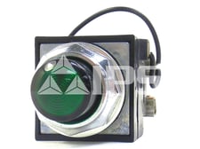 GE Cr104p Push To Test Indicator Light 120vac, Green Lens