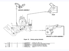 GE Close Bracket And Lever Assembly For Akr-30 / Akr-50