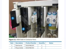 GE Outer Phase Barrier For Cr193 Contactor
