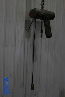 1 Ton, Cm #L, electric hoist, 8' lift, pendant Control, 16 FPM, #63160