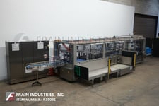 Hartness #CM/HTW50-600, automatic, intermittent motion, wrap-around case packer