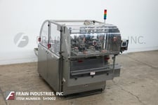 Tray Tuck, Adco #CF1200-30-SS, top load, tuck tray former, 25-120 trays per minute, dual recipicating suction