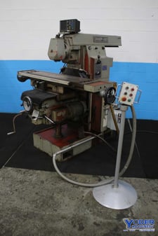Sharp #UH3, horizontal mill, 12" x63" table, AcuRite 3-Axis digital read out, #50NS taper, 2000, #74163